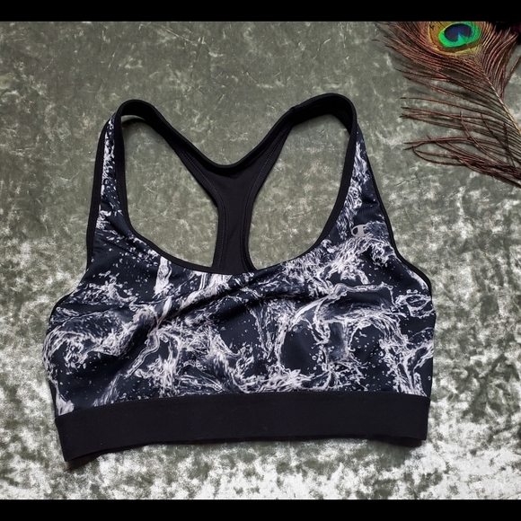 Champion Marble Print Sports Bra - Picture 1 of 5